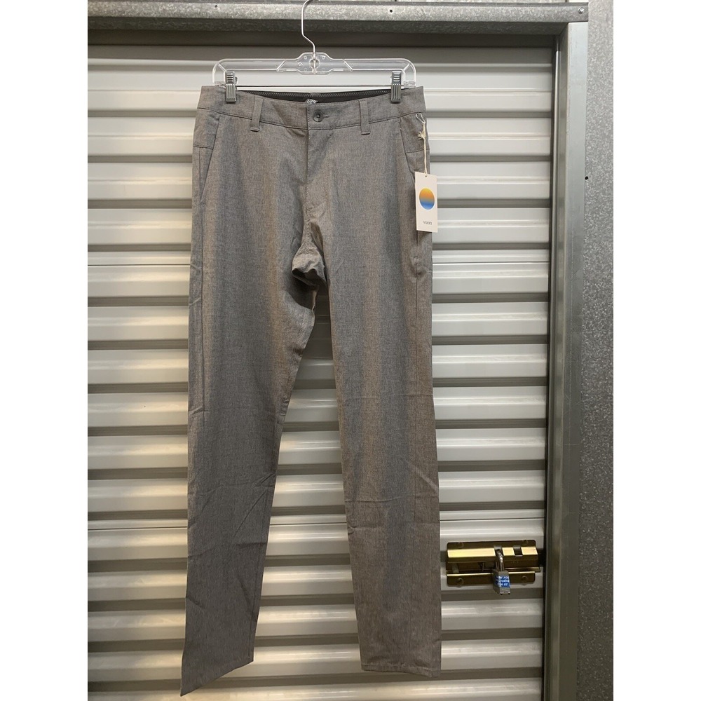 NWT Vuori Aim Pant Mens Concrete Performance Chino 28x32